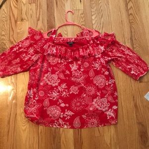 Cold shoulder blouse